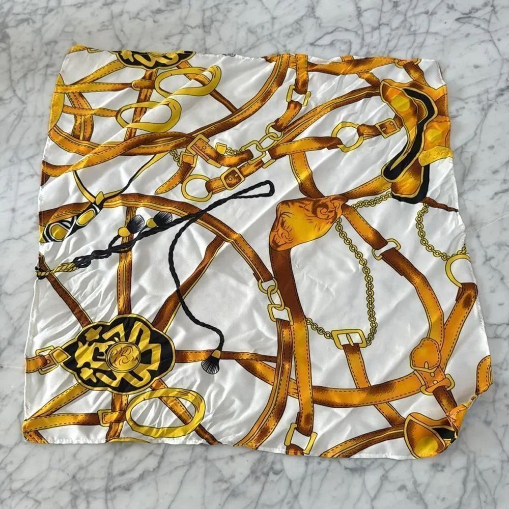 Equestrian Horse Western Cowboy Scarf Handkerchief Bandanna 21”x 21”